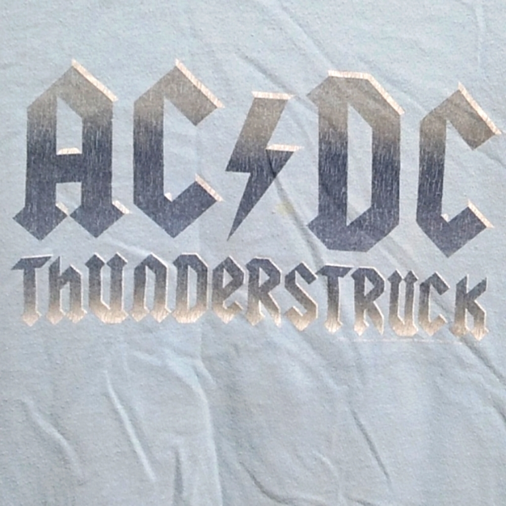 Sale! Ac/Dc 2005 Thunderstruck Vintage Tee One Of A K… - Gem